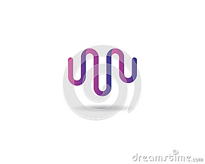 Abstract logo template vector icon Vector Illustration