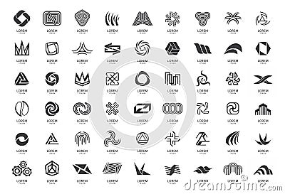 Abstract logos collection Vector Illustration