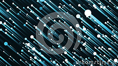 Abstract Lots of Matrix Digital Data Line Stream Network Speed Lines Technology Background Stock Photo