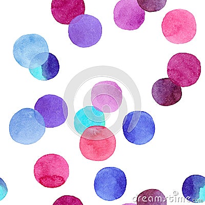 Abstract lovely cute beautiful artistic tender wonderful transparent bright red, pink, magenta, purple, violet, blue, indigo circl Cartoon Illustration