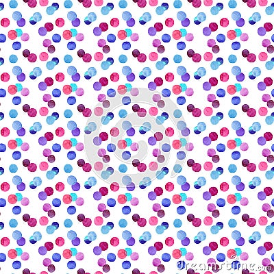 Abstract lovely cute beautiful artistic tender wonderful transparent bright red, pink, magenta, purple, violet, blue, indigo circl Cartoon Illustration