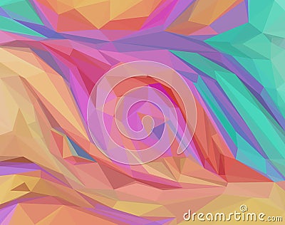 Abstract Low Poly Background Vector Illustration