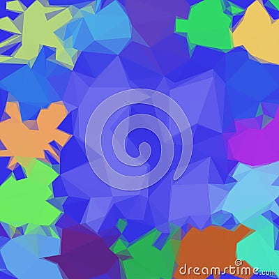 Abstract Low Poly Background Vector Illustration