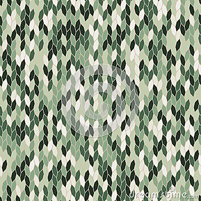 Abstract low polygon leaves tile pattern seamless texture vector background Vector Illustration