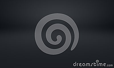 Abstract luxury blur dark grey and black gradient, used as background studio wall for display your products. Stock Photo