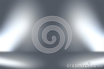 Abstract luxury blur Grey color gradient, used as background studio wall for display your products. Stock Photo