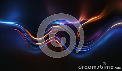 Abstract luxury colourful wave. Luxury in business backgrounds Stock Photo