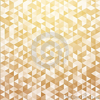 Abstract luxury striped geometric triangle pattern gold color ba Vector Illustration