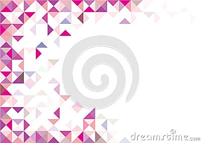 abstract magenta geometric background Vector Illustration