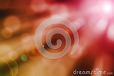 Abstract magic sun flares and light rays Stock Photo