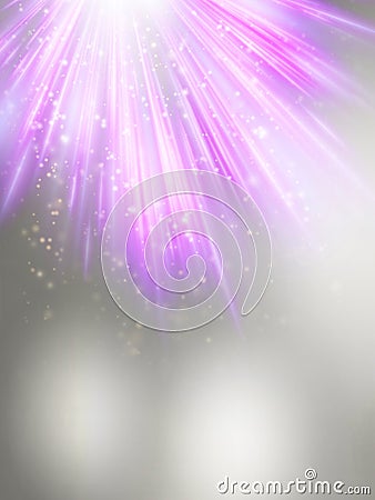 Abstract magic violet light background. EPS 10 Vector Illustration