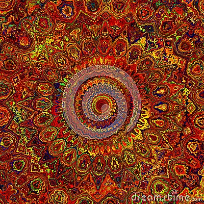 Abstract Mandala Art Stock Photo