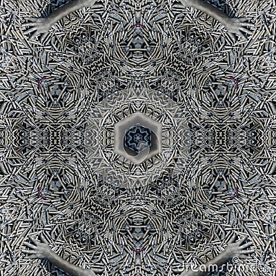 Abstract mandala design template Stock Photo