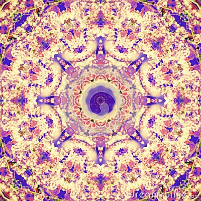 Abstract Mandala picture Stock Photo