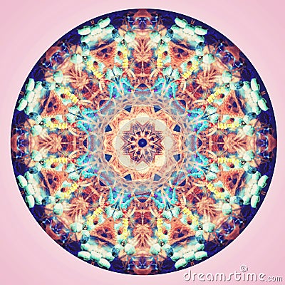 Abstract mandala picture Stock Photo