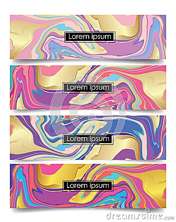 Abstract marble backgrounds Vector Illustration