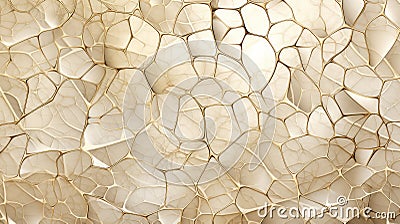 Abstract marble pattern form of cell texture background in shine golden colours Stock Photo