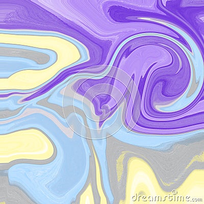 Abstract marble texture background. Colored bright liquid paints Stock Photo