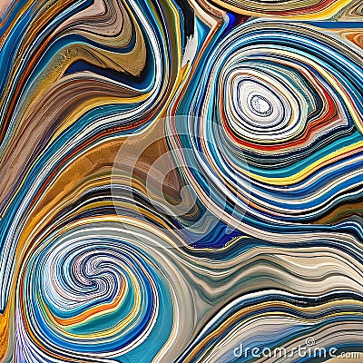 1846 Abstract Marble Textures: A captivating background featuring abstract marble textures with intricate patterns and a mix of Stock Photo