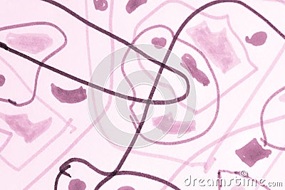 Abstract Mark Scribble. Yellow Scratch Texture. Stock Photo