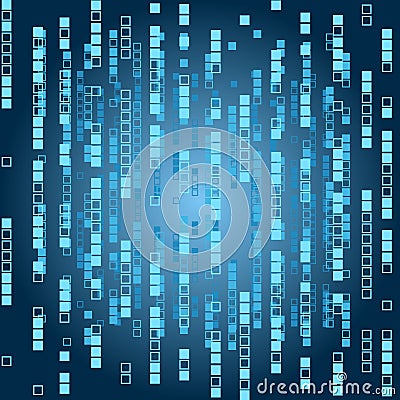 Abstract matrix background Vector Illustration