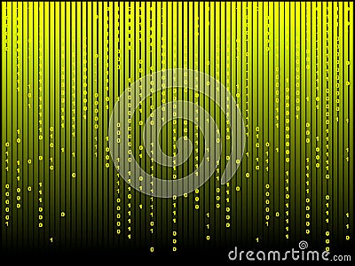 Abstract matrix computer background Vector Illustration