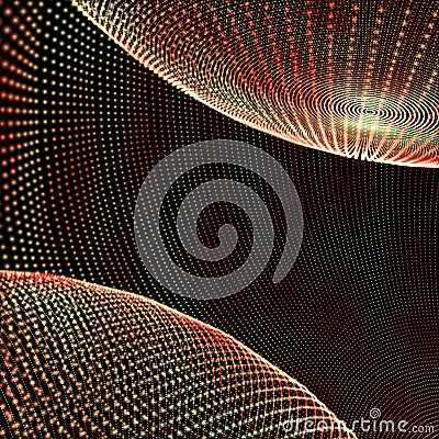 Abstract matrix wallpaper Stock Photo