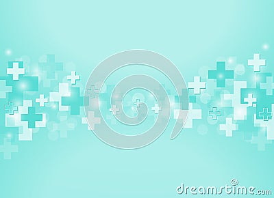 Abstract medical background Vector Illustration