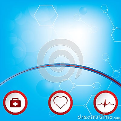 Abstract medical background Vector Illustration