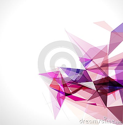 Abstract mesh colorful with lines template, vector & illustration Vector Illustration