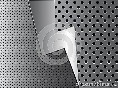 Abstract metal background Vector Illustration