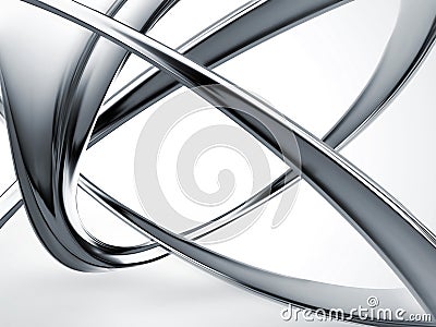 Abstract metal construction Stock Photo