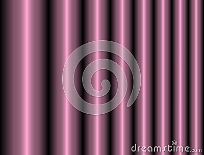 Abstract metallic shiny cylinders Stock Photo