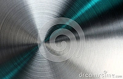 Abstract metallic texture with blue rays. Stock Photo