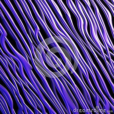 Abstract metallic tubes Stock Photo