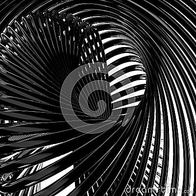 Abstract metallic wires Stock Photo