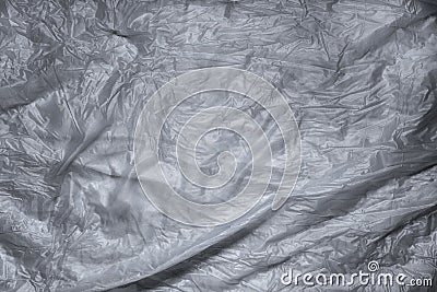 Abstract metallized gray background, recycled polyethylene, texture Stock Photo