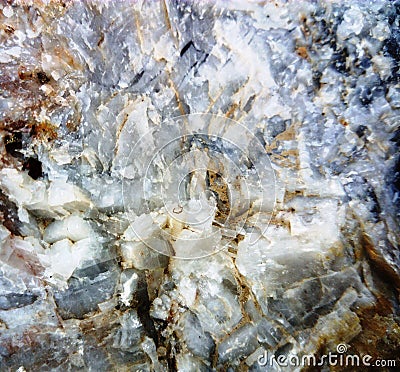 Abstract mineral texture of broken stone Stock Photo