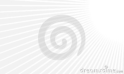 Abstract minimal geometric background with dynamic shapes composition. White and gray color. Vector Illustration