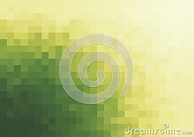 abstract minimal pixel background in shade of green vector template for banner presentation slide Vector Illustration