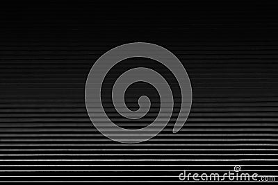 Abstract minimalistic black striped background with horizontal lines and header. Copy space . Stock Photo