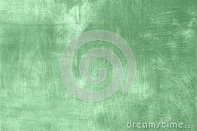 Abstract mint grunge texture with scratches, copy space. Banner. Concrete texture, stone background. Trendy mint color Stock Photo