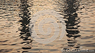 Abstract mirror surface water Stock Photo