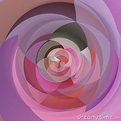 Abstract modern art geometric swirl background pink, lavender purple and red colored Stock Photo