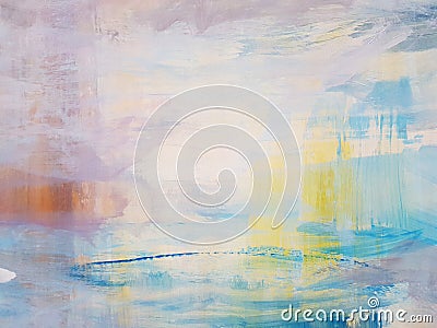 Abstract Art Painting background. Modern art. Contemporary art Stock Photo