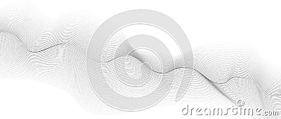 Abstract modern background, curved lines, create the effect of an optical illusion and will successfully complement your design. Vector Illustration