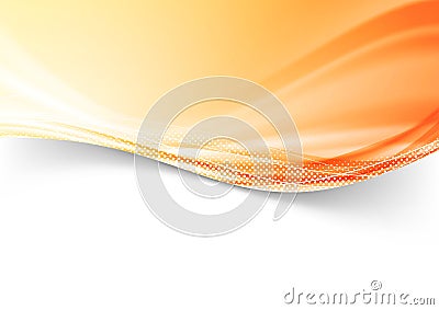 Abstract modern colorful bright orange dotted border background Vector Illustration