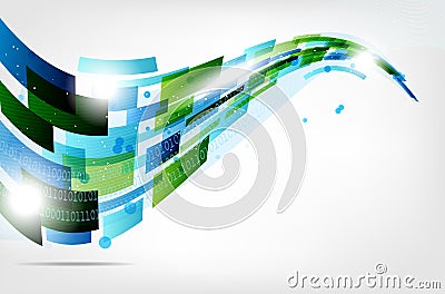 Abstract modern computer background Stock Photo