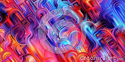 Abstract modern curved shapes background Stock Photo