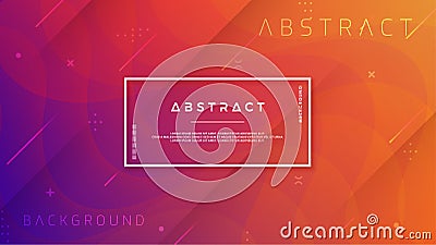 Abstract, modern, dynamic, trendy gradient background. Eps10 vector illustration Vector Illustration